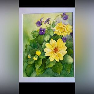 Original watercolor painting.